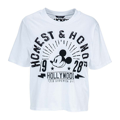 Princess goes Hollywood • wit t-shirt Mickey honest & honor
