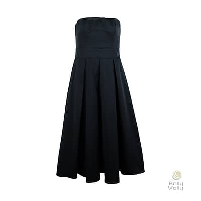 Twinset • zwarte strapless jurk