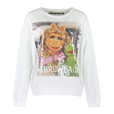 Frogbox • witte sweater throwback