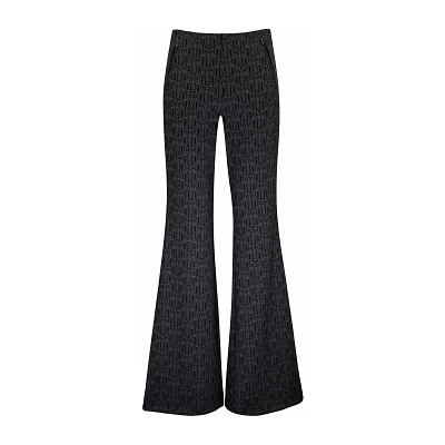 MAC • zwart grijze Boot zip pantalon
