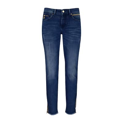 MAC • blauwe Rich Chic chain jeans