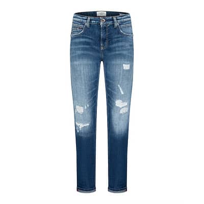 Cambio • blauwe jeans Kerry destroyed