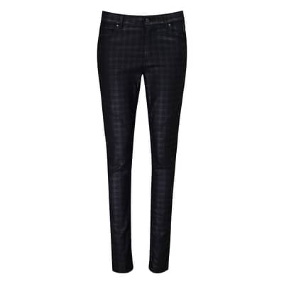 Angels • zwarte coated broek Skinny