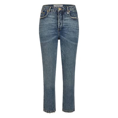 Marc Aurel • blauwe cropped mom jeans