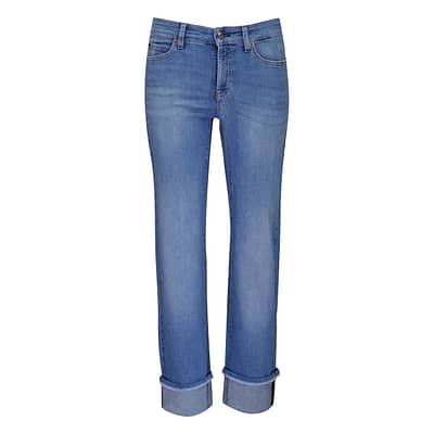 Cambio • blauwe Paris straight short jeans