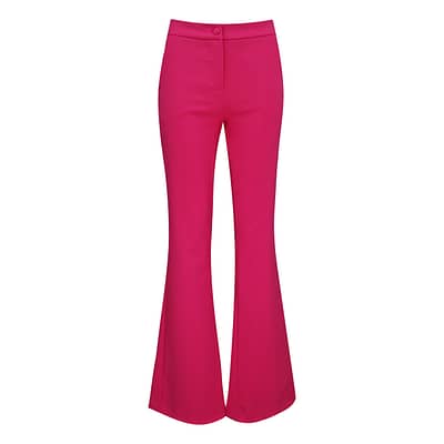 Verysimple • flared pantalon in fuchsia