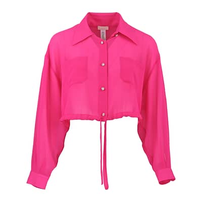 Liu Jo • fuchsia roze cropped blouse