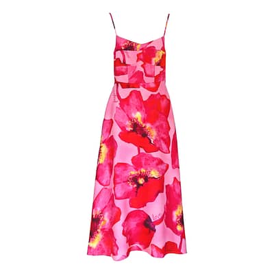 Frogbox • roze midi jurk