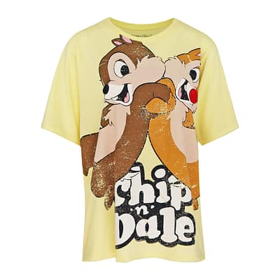 Frogbox • geel t-shirt Chip and Dale