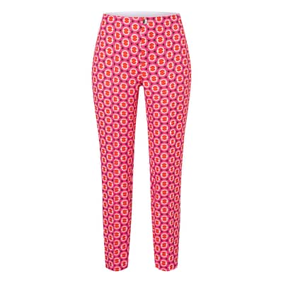 MAC • Anna pantalon roze motief