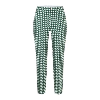 MAC • Anna pantalon groen motief