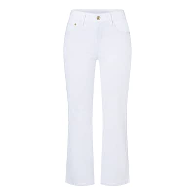 MAC • witte Kick stitch jeans