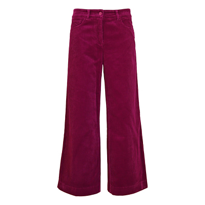 Cambio • paarse ribfluwelen pantalon 5 pocket