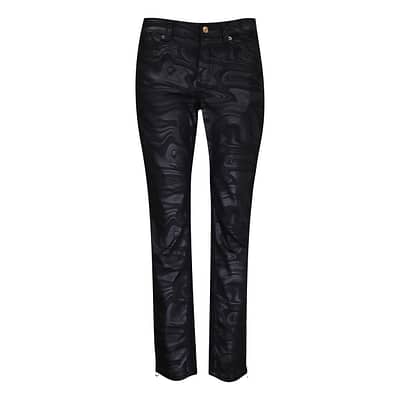 MAC • zwarte Rich Slim Chic jeans coated