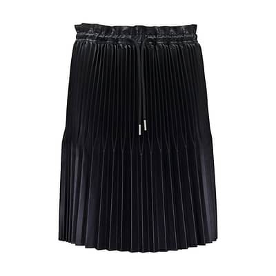 Frogbox • zwarte faux leather rok
