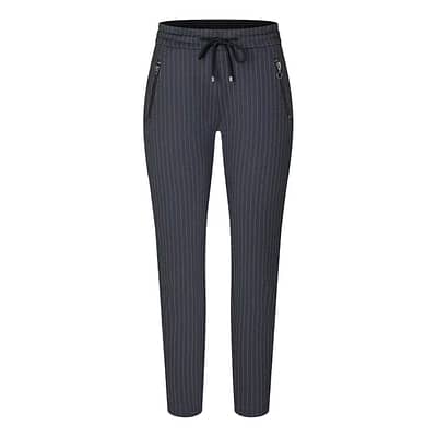 MAC • Easy smart broek gestreept