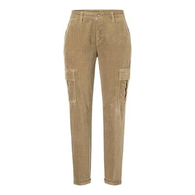 MAC • Rich Cargo 2.0 corduroy broek in sea grass