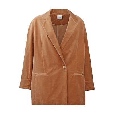 Alysi • bruine fluwelen blazer