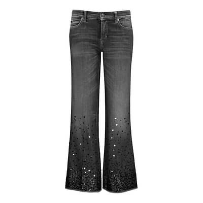 Cambio • zwarte Francesca pailletten jeans