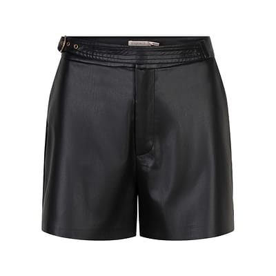 EsQualo • vegan leather shorts
