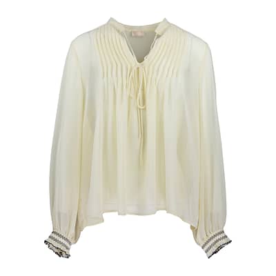 Liu Jo • geplooide blouse ecru