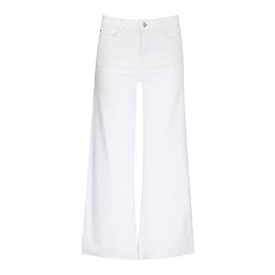 MAC • witte Dream Wide cropped jeans