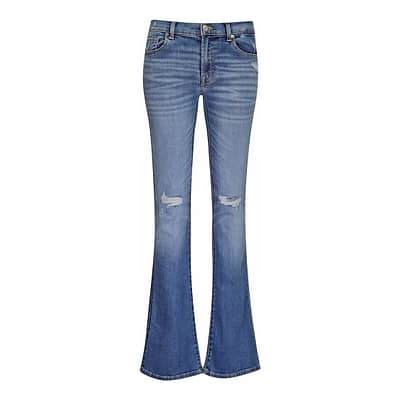 7 for all Mankind • blauwe bootcut jeans