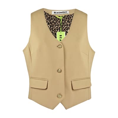 Beaumont • lichtbruin gilet