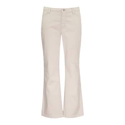 MAC • beige Aida kick pantalon