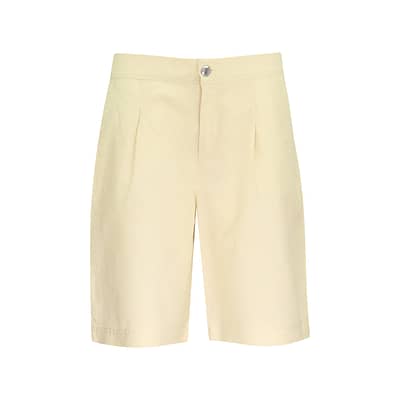 MAC • lichtgele linnen Suvi short