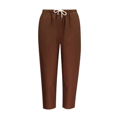 Verysimple • losvallende bruine driekwart broek