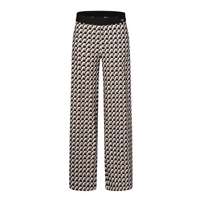 Cambio • wijde broek Allison motief