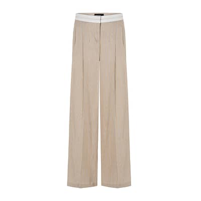 Cambio • beige Anny waistband pantalon