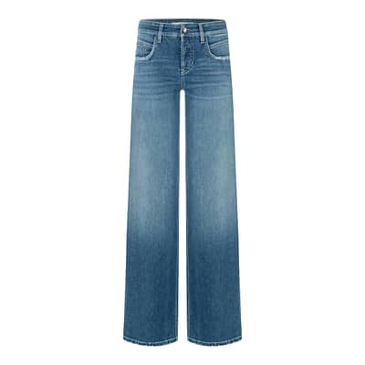 Cambio • blauwe Tess wide leg jeans