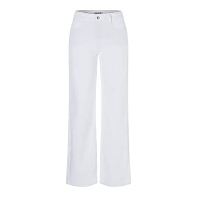 MAC • witte Flow wide jeans