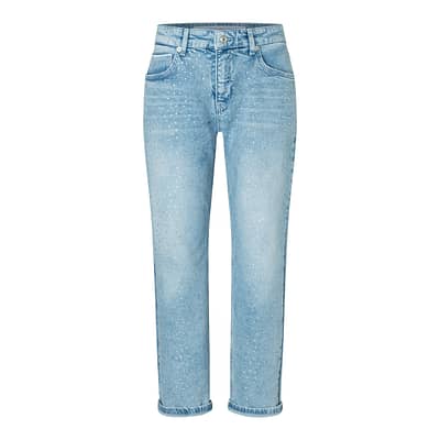 MAC • blauwe Straight flash jeans