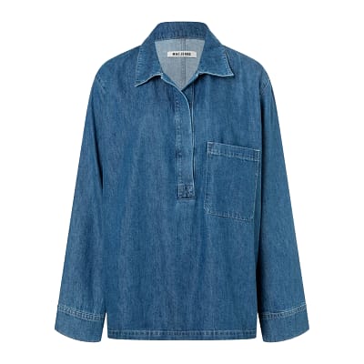 MAC • blauw denim Overshirt