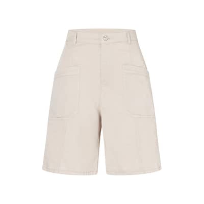 MAC • Shorty worker short in ecru