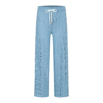 Cambio • blauwe kanten pantalon Clara