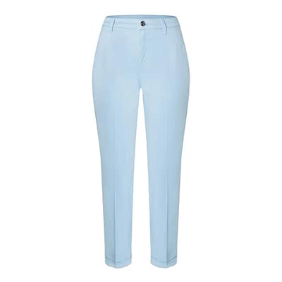 MAC • lichtblauwe Chino turn up