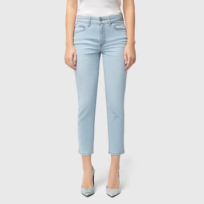 MAC • lichtblauwe Melanie 7/8 summer jeans