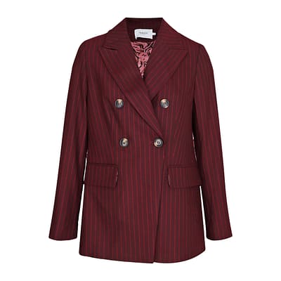 Janice • Kingston red stripe blazer