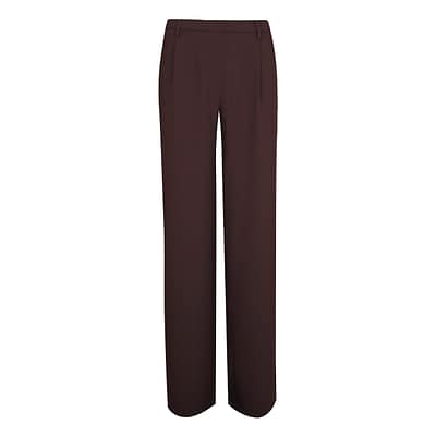 MAC • donkerbruine Chiara pleat broek