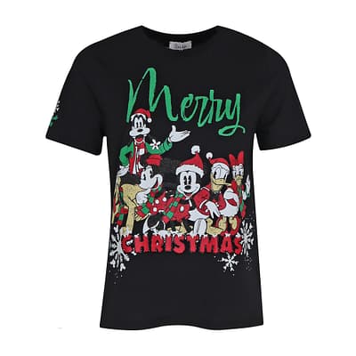 Princess goes Hollywood • zwart t-shirt Merry Christmas