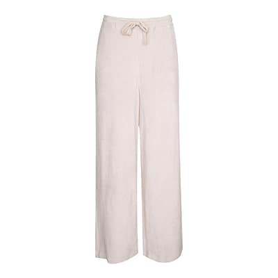 Bongusta • beige badstoffen broek Naram pants