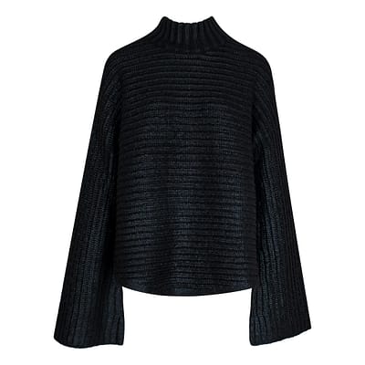 Frogbox • zwarte coated trui