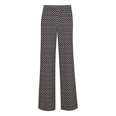 MAC • zwarte Chiara broek ruit