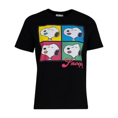 Princess goes Hollywood • zwart Snoopy t-shirt