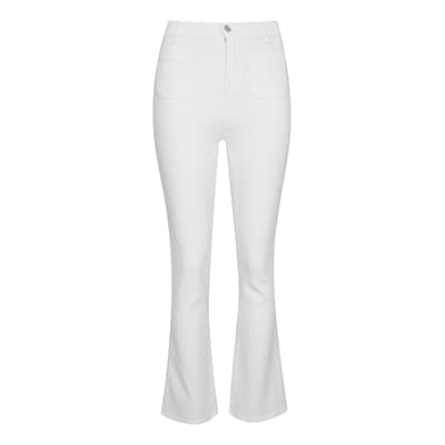 7 for all Mankind • witte HW slim kick jeans