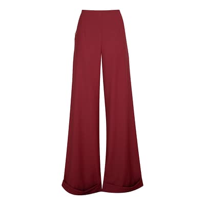 L'autre chose • wollen pantalon in bordeaux
